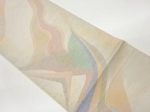 リサイクル　抽象模様織出し袋帯